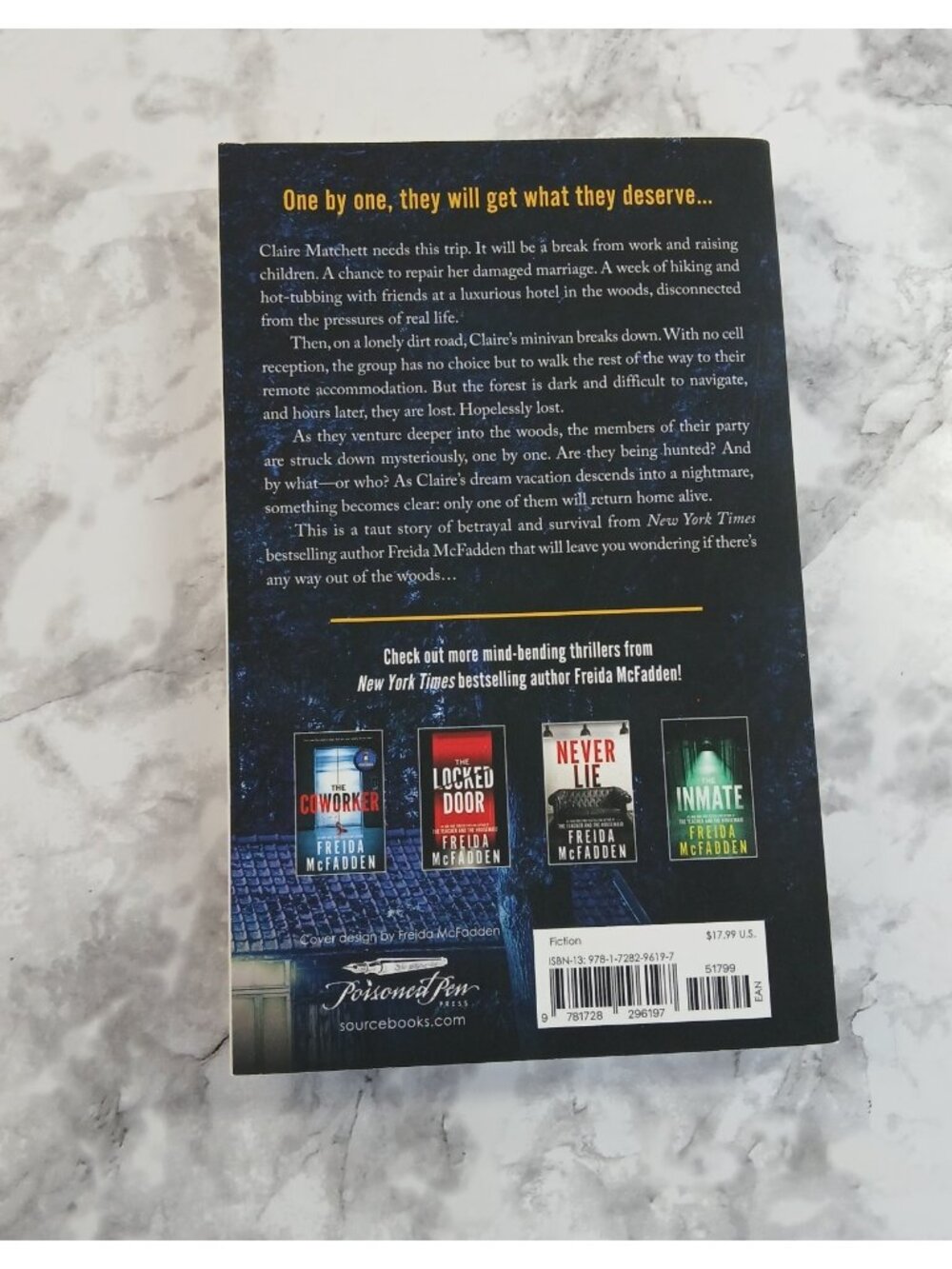 One by One – Freida McFadden | Psychological Thriller Paperback VG Condition - Picture 2 of 5